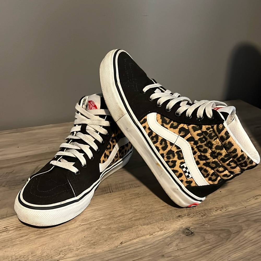Cheetah Print Custom Vans - image 1